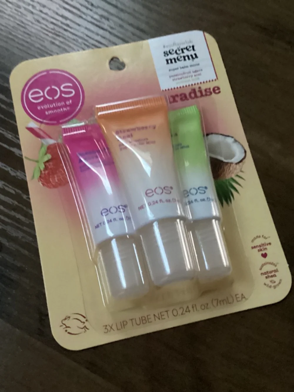 EOS Flavor Lab Secret Menu Super Balm Minis Pink Paradise Lip Balm Bundle NEW